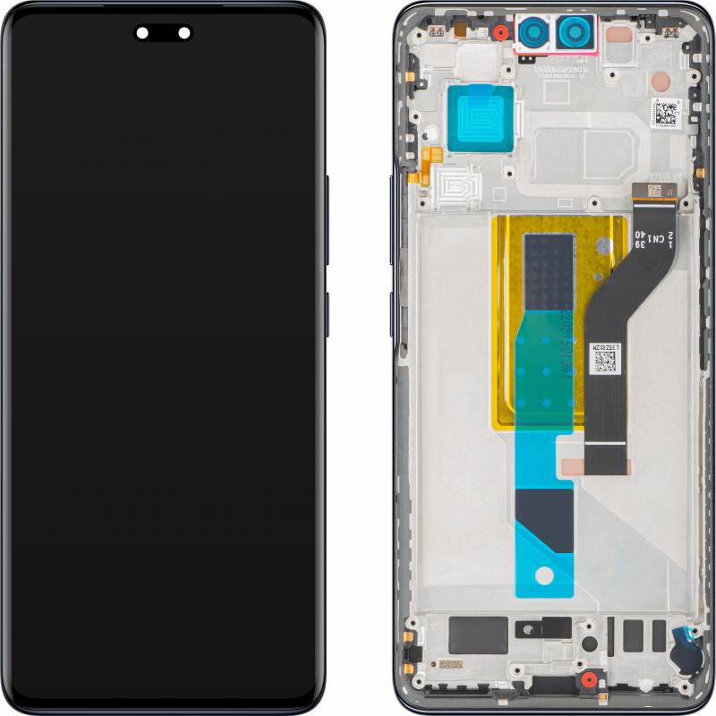 Display cu Touchscreen Xiaomi 13 Lite, cu Rama, Negru, Service Pack 5600030L9S00 