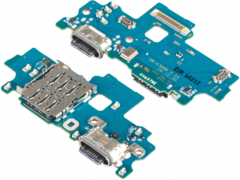 Charging Connector Board - Microphone - SIM Reader Module Samsung Galaxy A36 A366, Service Pack GH96-19348A Charging Connector Board - Microphone - SIM Reader Module Samsung Galaxy A36 A366, Service Pack GH96-19348A