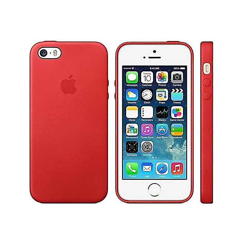 chain floor Interaction Husa piele Apple iPhone 5s MF046FE/A rosie Blister Originala | GSMnet.ro