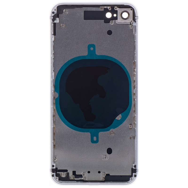 Concise Madison pork Capac baterie - Geam camera spate Apple iPhone 8 Argintiu, Alb | GSMnet.ro