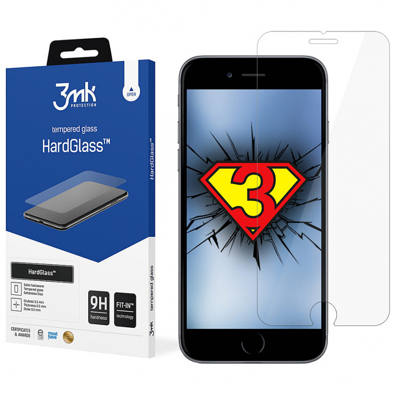 Contradiction Specially two Folie de protectie Ecran 3MK HardGlass pentru Apple iPhone 6 / 6s, Sticla  securizata, Full Glue | GSMnet.ro