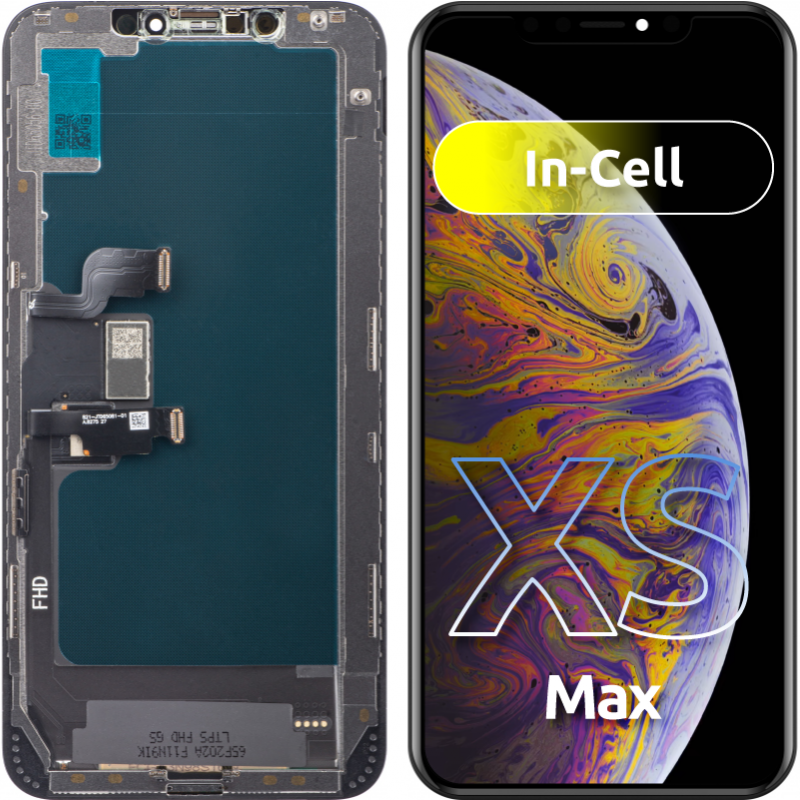 Display cu Touchscreen ZY pentru Apple iPhone XS Max, cu Rama