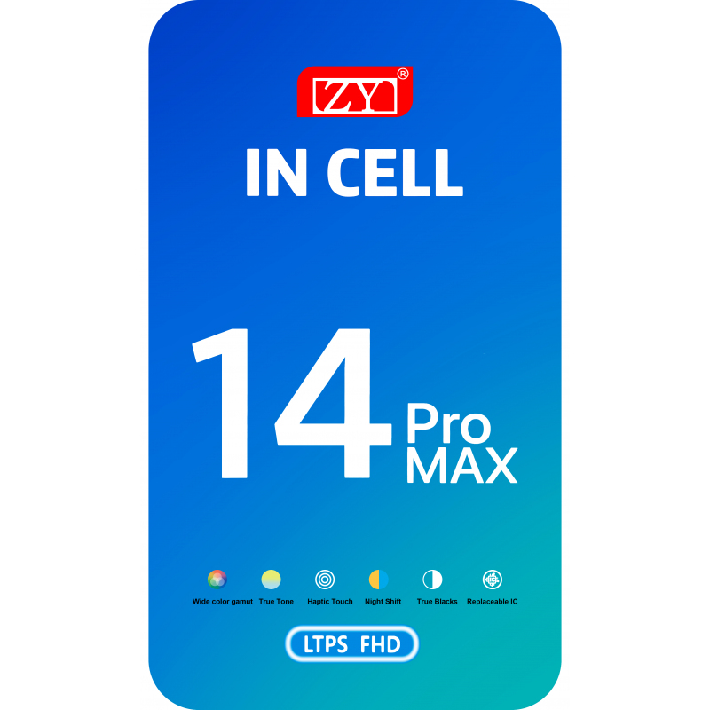 Display cu Touchscreen ZY pentru Apple iPhone 14 Pro Max, cu Rama
