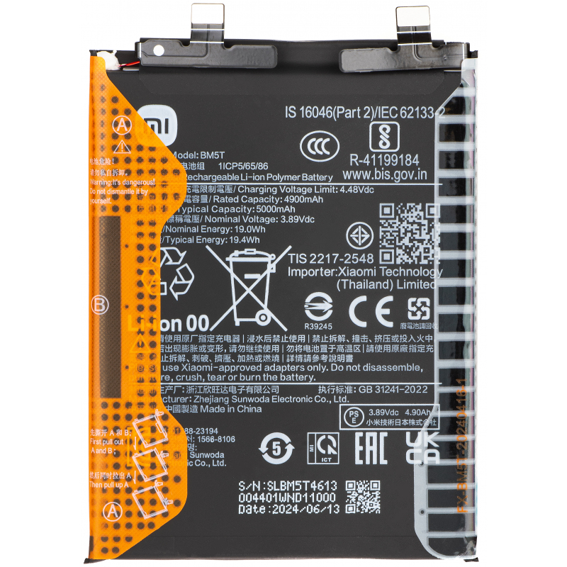Acumulator Xiaomi 14T / 13T / Poco X6 Pro / M6 Pro 4G / Redmi Note