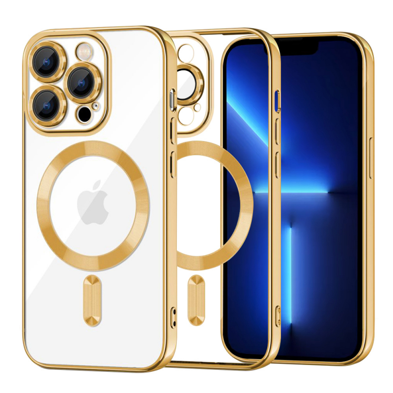 Husa MagSafe pentru Apple iPhone 13 Pro Max, Techsuit, Luxury