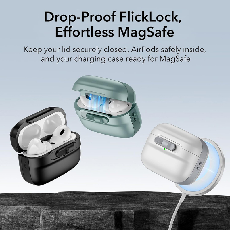 Husa ESR Pulse pentru Apple AirPods 4, Albastra