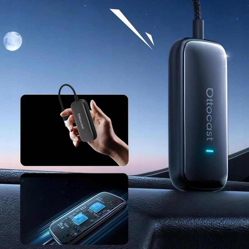 Adaptor Carplay / Android Auto Wireless Ottocast Play2Video Ultra
