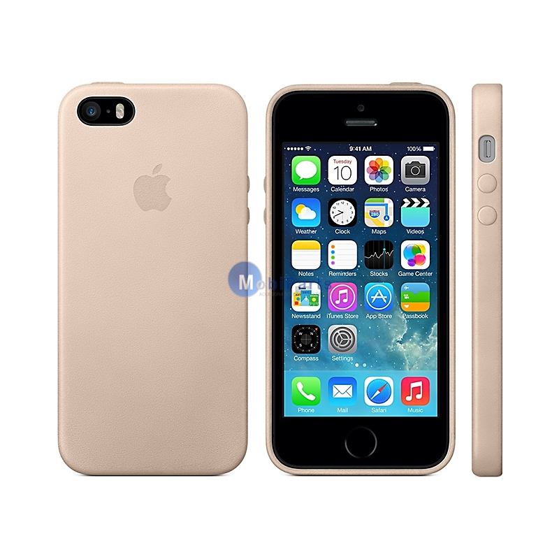 Suburb Fume Unfavorable Husa piele Apple iPhone 5s MF042ZM/A bej Blister Originala | GSMnet.ro
