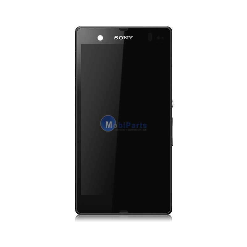Decipher Duke Provisional Modul Display Sony Xperia Z cu rama fata si touchscreen negru | GSMnet.ro